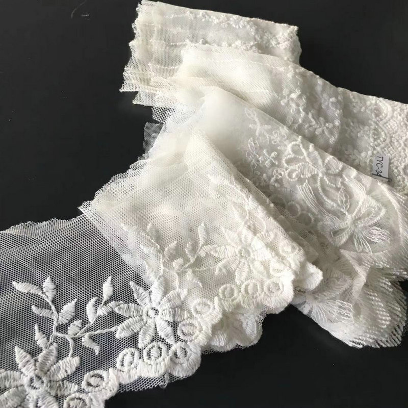 Wholesale Manufacturer Best Price Flower Lace Trim 100% Polyester Chemical Lace