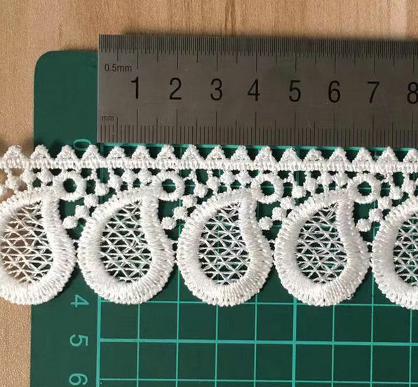 Wholesale Manufacturer Best Price Flower Lace Trim 100% Polyester Chemical Lace