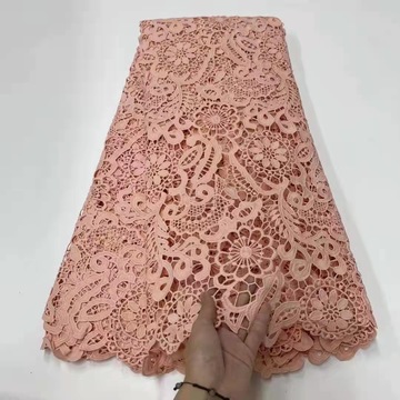 Wholesale Price 100% Cotton Colorful French Embroidery Lace Fabric for Women Dress